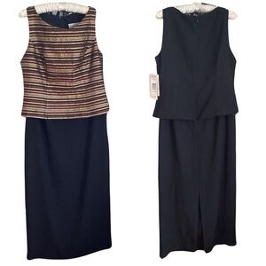 🎄 NWT Jessica Howard Sleeveless Long Dress Size 12